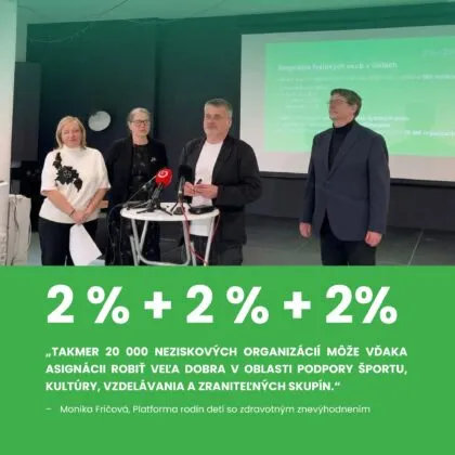 Nová éra solidarity: Podporte rodičov aj neziskovky vďaka 2 % z dane
