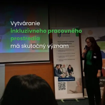 Získali sme ocenenie za vzdelávanie na tému inklúzia na pracovisku