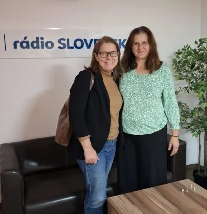Monika Fričová v relácii Kontakty v Rádiu Slovensko
